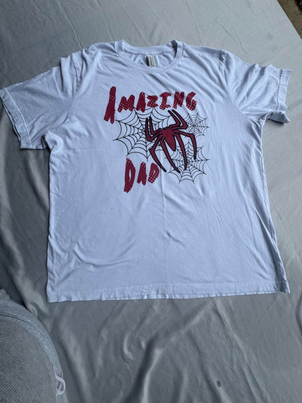 Y2K Fathers Day tee tshirt Amazing Dad print Mens XL